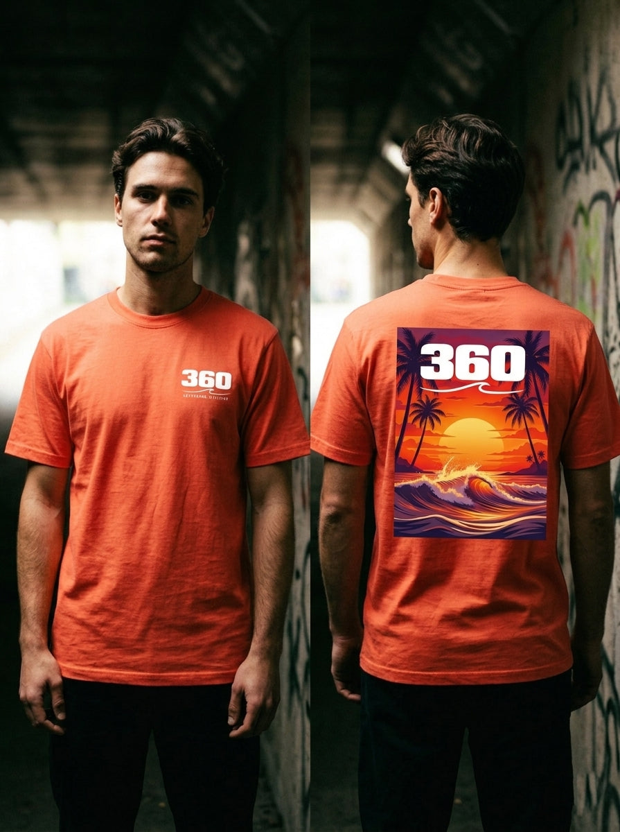 T-shirt 360 sunset