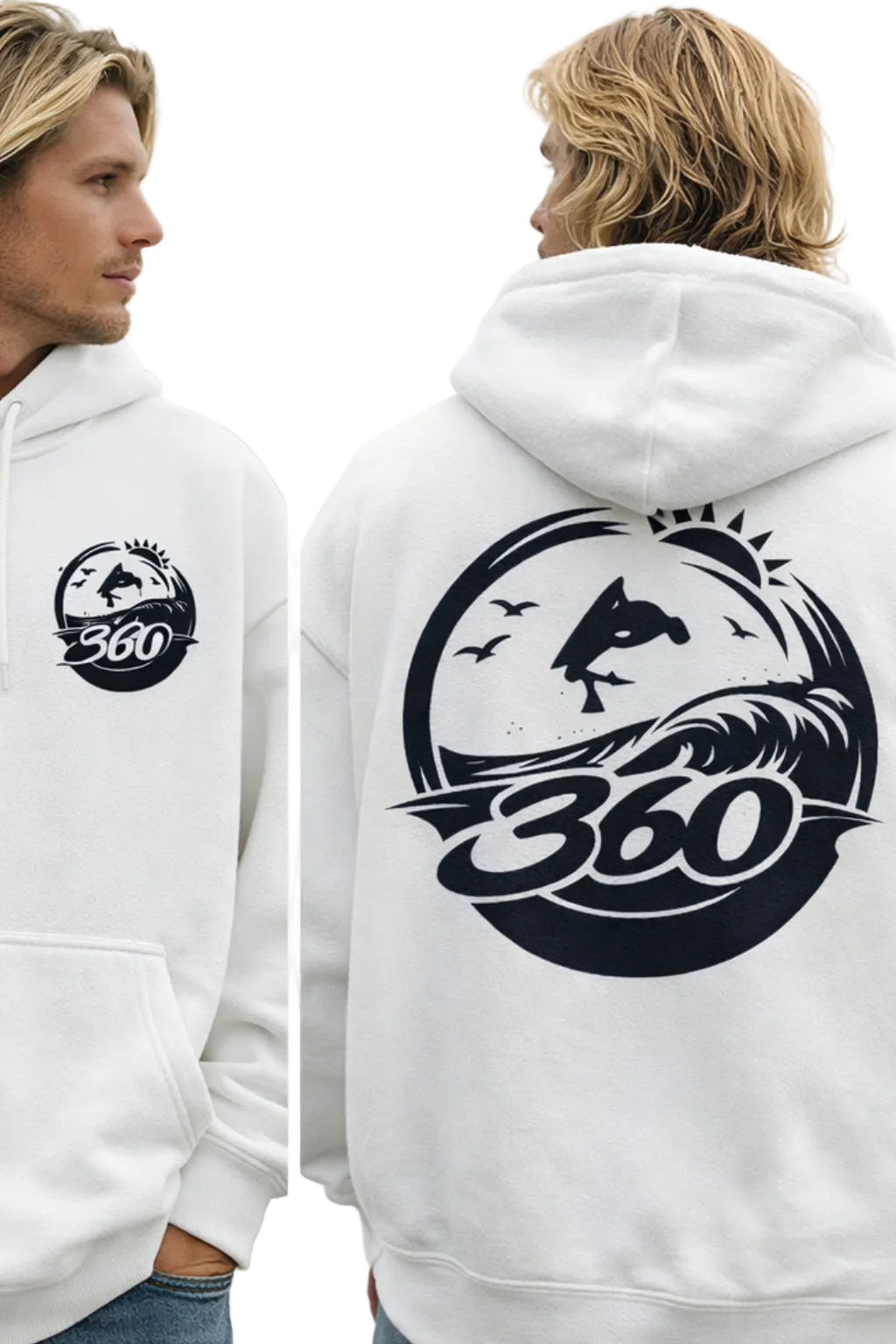 Hoodie 360 LIVE THE FLOW