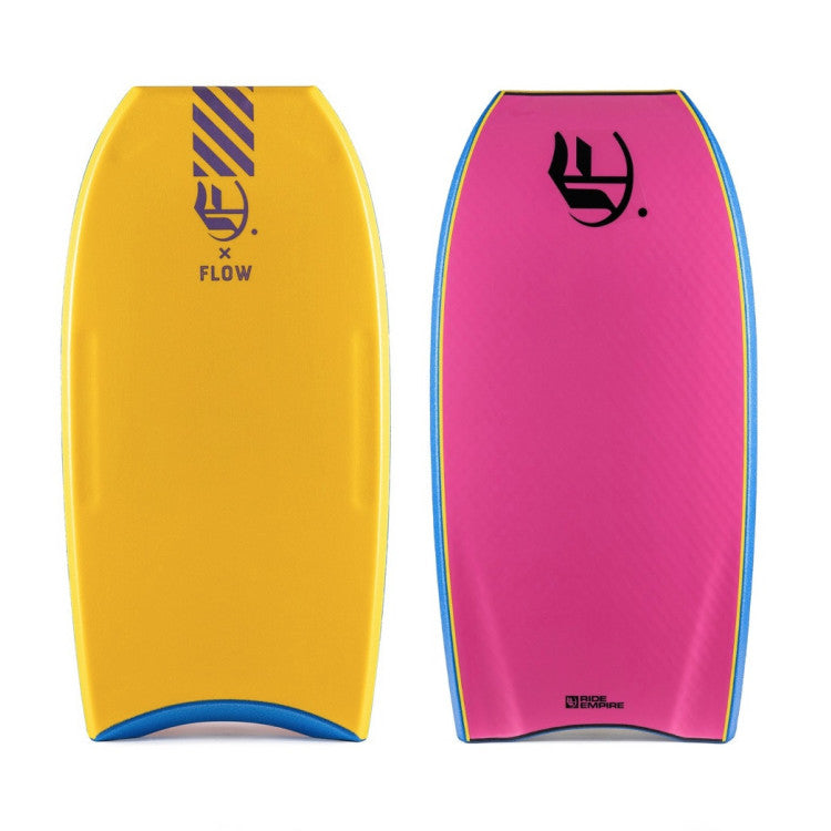 Prancha de bodyboard EMPIRE X FLOW TANGERINE/AG PINK
