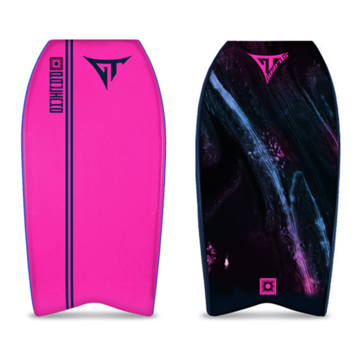 GT BOARDS PAULO COSTA D12 FISH PINK/BLACK.