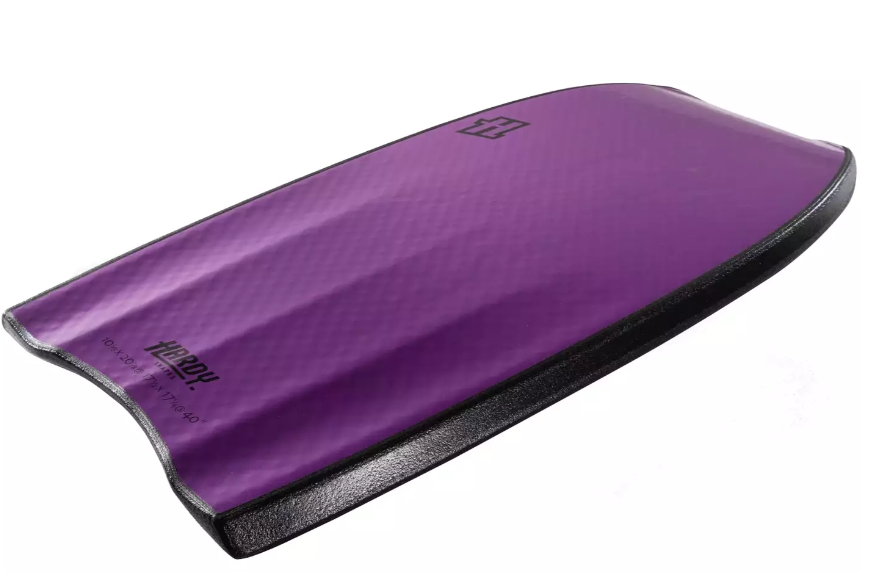 Prancha de bodyboard Hardy Shapes Lilly Quad 3.0 K15 PP Black/Purple