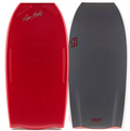 Prancha de bodyboard Hardy Shapes Ryan Hardy Pro Kinetic PP Bat Tail Red/Grey