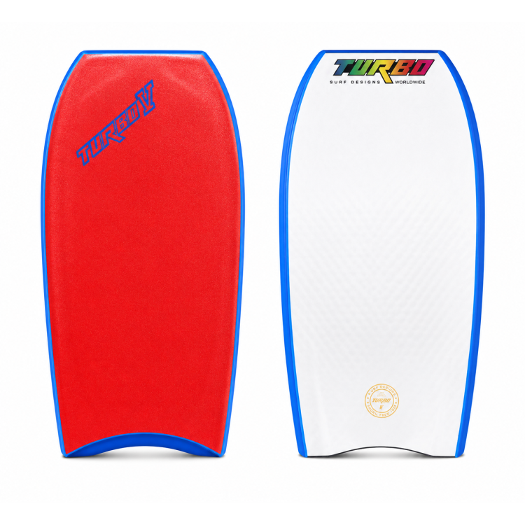 Prancha de bodyboard TURBO V RED/WHITE